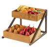Cal-Mil 3448-84 Sierra 15.75in x 17in x 13"H Bronze 2-Tier Display Stand 