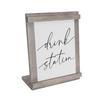 Cal-Mil 3483-811-110 Aspen 8in x 11"H Gray Pine Wood Card Holder - 6 Each 