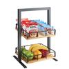 Cal-Mil 3494-2-99 Madera 12in x 12in x 21"H Rustic Pine 2-Tier Merchandiser 