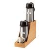 Cal-Mil 360-2-60 Bamboo 7.5in x 23.5in x 15.25"H Natural 2-Tier Airpot Stand 