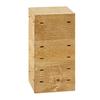 Cal-Mil 3627-99 Madera 9in x 9in x 18"H Rustic Pine Display Riser 