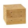 Cal-Mil 3628-10-99 Madera 12in x 12in x 10"H Rustic Pine Display Riser 