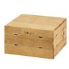 Cal-Mil 3628-7-99 Madera 12in x 12in x 7"H Rustic Pine Display Riser 