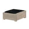 Cal-Mil 3633-110 Aspen 12.75in x 16in x 7.25"H Gray Oak Induction Unit 