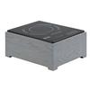 Cal-Mil 3633-83 Ashwood 12.75in x 16in x 7.25"H Gray Oak Induction Unit 