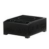 Cal-Mil 3633-87 Cinderwood 15.5in x 12.5in x 7"H Dark Oak Induction Unit 