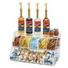 Cal-Mil 3643-10 21in x 12in x 12"H Clear Plastic Condiment Organizer 