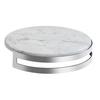 Cal-Mil 3680-153-81M Ashwood 15"Dia. x 3.75"H Marble Melamine Display Riser 