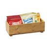 Cal-Mil 3682-125-99 Madera 12in x 5in x 3.25"H Rustic Pine Stacking Box - 4 Each 