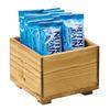 Cal-Mil 3682-55-99 Madera 5in x 5in x 3.25"H Rustic Pine Stacking Box - 4 Each 