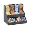 Cal-Mil 3690-13 13inx 9.25inx 11.25"H Black Plastic 2-Tier Condiment Organizer 