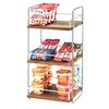 Cal-Mil 3704-3-49 Mid-Century 13in x 12in x 26"H 3-Tier Display Stand 