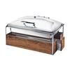Cal-Mil 3705-49 Mid-Century 23in x 17.5in x 13.75"H 8qt Chafing Dish 