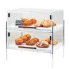 Cal-Mil 3706-1813-49 Mid-Century 19.5in x 13.5in x 18"H Clear Plastic Display Case 