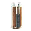 Cal-Mil 3709-46 Mid-Century 8.25in x 8.25in x 18"H Wood Cup/Lid Organizer 