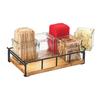 Cal-Mil 3713-99 Madera 13.5in x 8.5in x 5"H Rustic Pine Condiment Organizer 