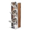 Cal-Mil 3715-49 Mid-Century 6.5in x 6.5in x 19.5"H Walnut Flatware Holder 