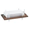 Cal-Mil 3718-49 Mid-Century 10in x 5.5in x 3.5"H Chrome Frame Napkin Holder 