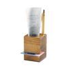 Cal-Mil 3734-99 Madera 2.75in x 2.75in x 4"H Rustic Pine Cardholder 