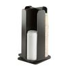 Cal-Mil 378-96 Midnight Bamboo 8in x 8in x 18.25"H Cup & Lid Organizer 