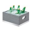 Cal-Mil 3800-10-83 Ashwood 13.25in x 11in x 7.25"H Gray Oak Ice Display 