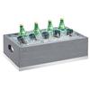 Cal-Mil 3800-12-83 Ashwood 21.25in x 13.25in x7"H Gray Oak Ice Display 