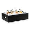 Cal-Mil 3800-12-87 Cinderwood 21.25in x 13.25in x 7."H Dark Oak Ice Display 