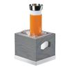 Cal-Mil 3800-6-83 Ashwood 7.5in x 7.5in x 7"H Gray Oak Ice Display 