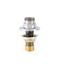 Fisher 3800 Deck Mount Brass 1/2"Slip Joint Faucet Base with Swivel Outlet 