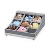 Cal-Mil 3801-83 Ashwood 13in x 13.5in x 6.25"H Gray Oak Condiment Organizer 
