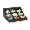 Cal-Mil 3801-87 Ashwood 13in x 13.4in x 6.1"H Dark Ash Oak Condiment Organizer 