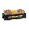 Cal-Mil 3806-87 Cinderwood 12.75in x 5in x 5.1"H Dark Oak Condiment Organizer 