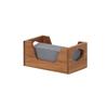 Cal-Mil 3810-78 Sydney 9in x 5in x 4.5"H Walnut Napkin Holder 