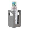 Cal-Mil 3812-83 Ashwood 5in x 5in x 9"H Gray Oak Cup & Lid Organizer 