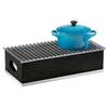 Cal-Mil 3813-87 Cinderwood 19.5in x 10in x 5.5"H Dark Oak Chafing Dish Frame 