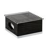 Cal-Mil 3814-87 Cinderwood 10.25in x 10in x 5.5"H Dark Oak Chafing Dish Frame 