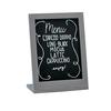 Cal-Mil 3818-811-83 Ashwood 9in x 4in x 11"H Gray Oak Tabletop Chalkboard - 6 Each 