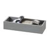 Cal-Mil 3819-83 Ashwood 15in x 6in x 3"H Gray Oak Flatware Organizer 