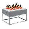 Cal-Mil 3822-9-83 Ashwood 15in x 11in x 9.25"H Gray Oak Display Riser 