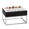 Cal-Mil 3822-9-87 Cinderwood 15in x 11in x 9.25"H Dark Oak Display Riser 