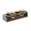 Cal-Mil 3824 13in x 4in Ash Gray Oak Wood Beer Taster Caddy - 6 Each 