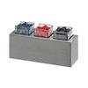 Cal-Mil 3836-3-83 Ashwood 15.75in x 5.5in x 8.75in Bar Condiment Holder 