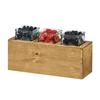 Cal-Mil 3836-3-99 Madera 15.75in x 5.5in x 8.75"H Rustic Pine Condiment Holder 