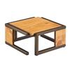 Cal-Mil 3902-6-84 Sierra 12in x 12in x 6"H Rustic Pine Display Riser 