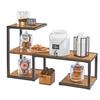 Cal-Mil 3903-84 Sierra 38.25in x 13.5in x 24"H Rustic Pine Display Rise 