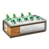 Cal-Mil 3905-12-84 Sierra 21.75in x 13.75in x 6"H Rustic Pine Ice Display 
