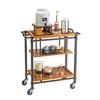 Cal-Mil 3913-84 Sierra 36in x 17.5in x 39"H Rustic Pine Beverage Cart 
