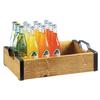 Cal-Mil 3924-99 Madera 17.25in x 12.25in x 5"H Rustic Pine Serving Tray 