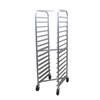 Channel Manufacturing 402AN 20.5in x 26in Aluminum Nesting Bun Pan Rack with 4in Spacing 
