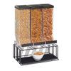 Cal-Mil 4108-13 Portland 16in x 9in x 23.5"H Clear Plastic Cereal Dispenser 